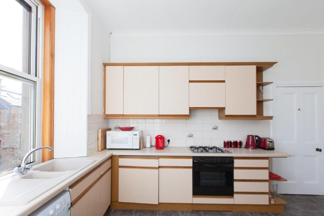 Spacious And Bright Polworth Flat Edinburgh Bagian luar foto